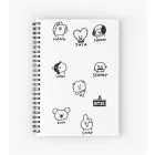 Bt21 Notebook — Navy Premium Ver.