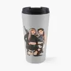 Black Pink Insulated Tumbler Holographic — Gold Retro Ver.