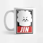 Bt21 Travel Mug JIN — Red Exclusive Ver.