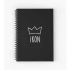 Ikon Spiral Notebook — Red Casual Ver.