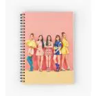 Red Velvet Notebook Signature — Blue Stylish Ver.