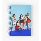Red Velvet Notepad Signature — Blue Stylish Ver.