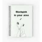 Black Pink Spiral Notebook Signature — Limited Ver.