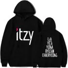 Itzy Pullover Hoodie — Black Stylish Ver.