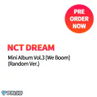 Official Album NCT DREAM Mini Album Vol3 We Boom النسخة العشوائية