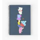 دفتر حلزوني Bt21 — إصدار "BT21" — Bt21 Limited Edition