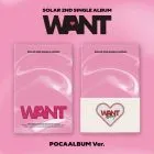 البوم اصلي Solar 2nd Single Album WANT POCAALBUM Ver