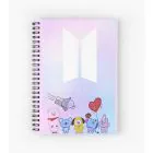 Bt21 K pop Notebook — Purple Limited Ver.