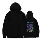 Bts Zip Hoodie — Black Retro Ver.