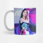 Aespa K pop Mug Karina — Navy Edition