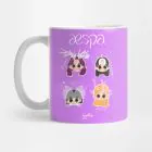 Aespa Insulated Cup Fanart — Blue Premium Ver.