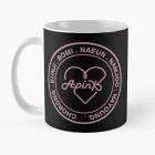 Apink Insulated Cup ALL MEMBERS NAME — Red Deluxe Ver.