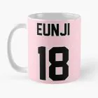كوب سفر Apink — إصدار "Eunji Jersey Coffee" — Apink Black Edition