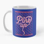Apink K pop Mug Minimal Logo — White Premium Ver.