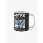 كوب سفر Astro — إصدار "Neon Script" — Astro Black Edition
