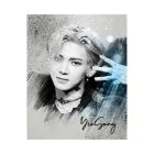 Ateez K pop Mug Artwork — Blue Premium Ver.