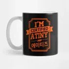 Ateez K pop Mug Certified ATINY — Silver Exclusive Ver.