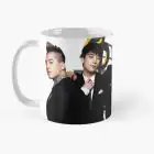 Big Bang K pop Mug Gradient — White Stylish Ver.