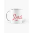 Black Pink K pop Mug Lovesick Cursive Artwork — Red Casual Ver.