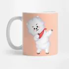 مج كيبوب Bt21 — إصدار "Stencil" — Bt21 Black Edition