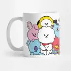 كوب معزول Bt21 — إصدار "BT21 ALL CHARACTER" — Bt21 Black Edition