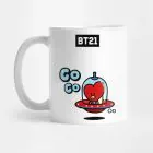 Bt21 K pop Mug TATA — Silver Premium Ver.
