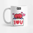 Bt21 Insulated Cup TATA — Blue Stylish Ver.