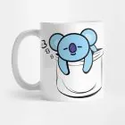 Bt21 Insulated Cup SLEEPY POCKET KOYA — Black Stylish Ver.