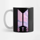 Bts Travel Mug Aesthetic LOGO — Navy Collectible Ver.