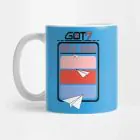 Got7 K pop Mug Flight Log — Navy Exclusive Ver.