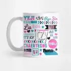 Itzy Tumbler Typography Collage Artwork — Pink Limited Ver.