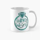 Shinee Travel Mug Neon Script — Silver Exclusive Ver.