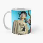 Shinee K pop Mug Signature Logo — Red Retro Ver.