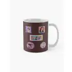 Stayc Insulated Cup All Members Names — Navy Retro Ver.