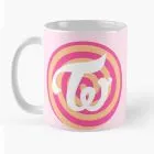 Twice K pop Mug LOGO ARTWORK — Black Collectible Ver.