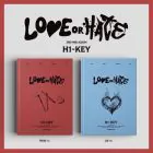 Official Album H1KEY 3rd Mini Album LOVE or HATE 2CD Full Set