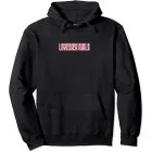 Black Pink Oversized Hoodie LOVESICK GIRLS — Purple Edition