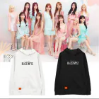 هودي سحاب Iz*one — إصدار "ONE" — Iz*one Black Hoodie