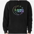 Loona Pullover Hoodie — Navy Retro Ver.