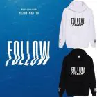 Monsta X Hoodie FOLLOW — Red Casual Ver.