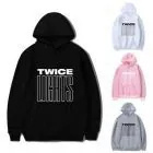 هودي Twice — إصدار "TWICE" — Twice Black Hoodie