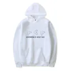 Txt Oversized Hoodie — White Stylish Ver.