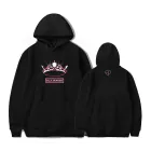 Black Pink Zip Hoodie Signature — White Stylish Ver.