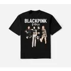 Black Pink Oversized Tee BLACKPINK — Black Classic Ver.