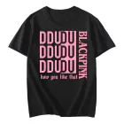 Black Pink K pop T shirt DDUDU — Purple Classic Ver.