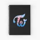 Twice K pop Notebook LOGO — Black Stylish Ver.