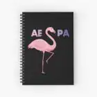 Aespa Spiral Notebook Flamingo — Red Stylish Ver.