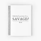 Aespa Spiral Notebook Savage — Blue Exclusive Ver.
