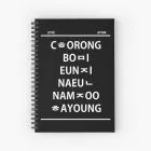 دفتر حلزوني Apink — إصدار "HANGUL" — Apink Limited Edition