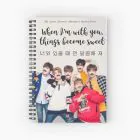 Astro Spiral Notebook — White Casual Ver.